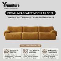 Canapé modulable moderne en tissu compressé sous vide pour appartement et villa – Mobilier de salon en gros
