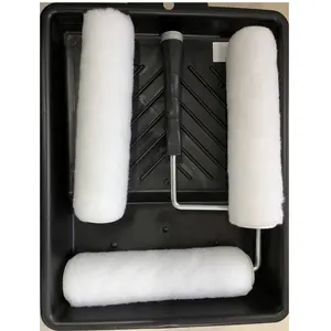 Paint Roller Cover Set for House or Commercial Use, Tray, Roller Frame