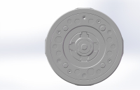 Mandrin hydraulique solide à 4 mors 4P-10 de 10 pouces sans trou traversant pour tournage CNC de pièces irrégulières carrées