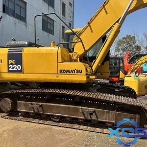 Excavadora de cadenas Komatsu PC220 usada, 22 toneladas, excavadora hidráulica original de Japón para movimiento de tierras en construcción - Product Image 5