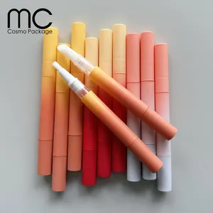 T202 ISO MSDS High Quality Design Empty Twist 2ml Plastic Cosmetic Concealer Pen