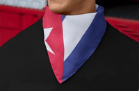 Bandana drapeau Brésil Haïti en gros, foulard carré en coton 55*55cm, entièrement imprimé, Guyana Sainte-Lucie