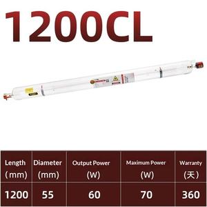 Tube laser CO2 F6 Beijing Efel 80W/100W/130W/150W, directement de l'usine, EFR, longue durée de vie, Chine, 5,3 kg, sans garantie - Product Image 2