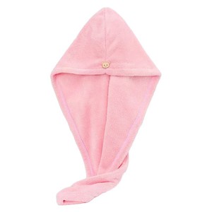 <span class=keywords><strong>Serviette</strong></span> turban en microfibre à absorption rapide avec bouton, anti-frisottis, pour <span class=keywords><strong>cheveux</strong></span> <span class=keywords><strong>bouclés</strong></span>, rose, pour séchage rapide après le bain, pour femmes - Product Image 1