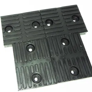 Heavy Duty Slotted Car Lift Jack Rubber Pad Anti-slip Rail Adapter Rubber Support Block