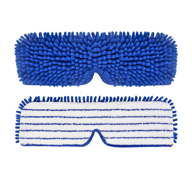 Esun Double Sided Microfiber Flip Mop All Surface Cleaning Replacement Head with Aluminum Pole