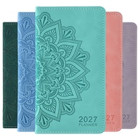 Agenda de poche DAY 2027, planificateur hebdomadaire et mensuel, carnet de style mandala