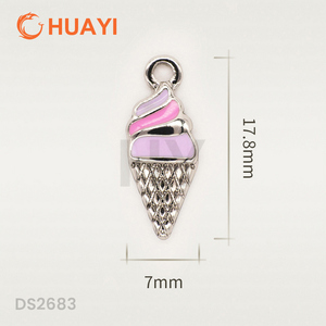 Thép không gỉ Bikini áo ngực Mặt dây chuyền bạc mạ trái tim cánh quyến rũ tự làm mặt dây chuyền không phai trang trí phụ kiện cho bãi biển - Product Image 2