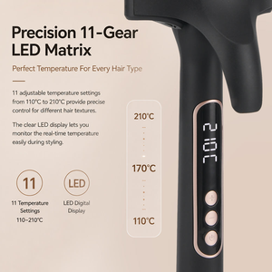 Fer à boucler électrique professionnel en céramique à 3 barils avec chauffage PTC et rayons infrarouges pour femmes - Product Image 6