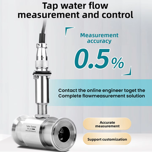 Sanitärtauglicher Flüssigkeitsturbinen-Durchflussmesser für Alkohol Speiseöl Reines Wasser Durchflussensor Schnellanschluss Impulssignal - Product Image 3
