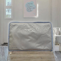 Grande Compresse de Gel Chaud/Froid Flexible en Taffetas de Polyester 20x30cm pour Blessures de Classe I, Douleurs Dorsales, Réutilisable, Anti-Odeur, Fermeture Éclair, Douce