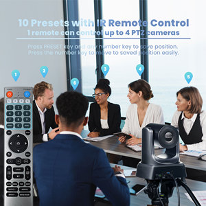 Telecamera per Conferenze PTZ Teveo <span class=keywords><strong>Serie</strong></span> NV10W con Zoom Ottico 10x e USB3.0 Videocamera 1080P per Trasmissioni in Diretta - Product Image 4