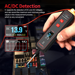 Testeur de batterie de voiture portable, pince de diagnostic, 12V 24V, vérificateur de batterie pour l'entretien automobile - Product Image 5