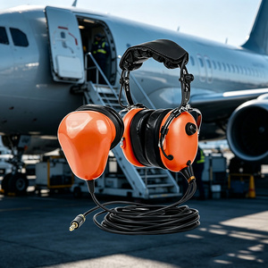 Cuffie per Aviazione con Cancellazione del Rumore e Microfono, Guarnizioni Auricolari in Schiuma/Gel, Ricarica USB Portatile, Garanzia di 12 Mesi - Product Image 4