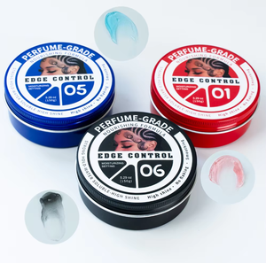 Cire coiffante soluble dans l'eau pour le contrôle des bords, fixation rapide, brillance intense, non grasse, crème de coiffage pour la ligne des cheveux - Product Image 1