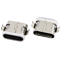 Vente en gros de 24 connecteurs USB Type C femelles étanches, USB 3.1, à souder sur carte, support de prise de type C pour la charge IoT, vente chaude en Inde SA
