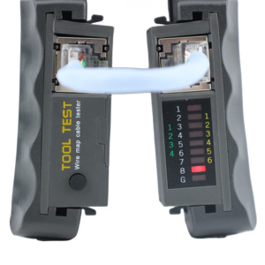 Herramienta de red multifuncional, pelado de cables, corte, prueba de prensado, probador de cables 4 en 1, crimpadora - Product Image 5