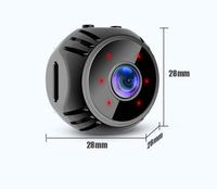 Vision nocturne (5m) Mini caméra à 360 ° 1080P Hd Vidéo Caméra de vision nocturne Surveillance Petit Sec IDS