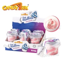 Bonbons et confiseries : Crème de guimauve liquide 'Ice Wow'z' et confiture de guimauve, douces et moelleuses, pour trempage, fournie par l'usine chinoise