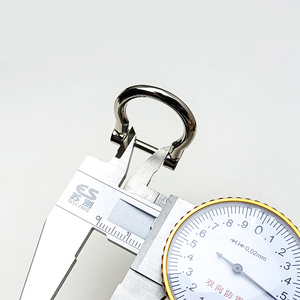 Hebilla de Metal de Aleación de Zinc en Forma de Herradura, Anillo en D Desmontable con Tornillo, Ecológico, Sin Níquel, Tamaño Personalizable para Accesorios de Bolsos - Product Image 6