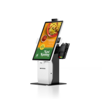 Kiosco de Pago Personalizado con Pantalla Táctil Capacitiva Ajustable, Intel Core I5/i7, para Exteriores, con Lector de Códigos de Barras