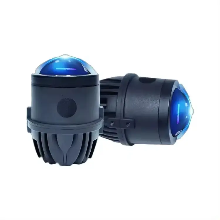 BI LED lentille bifocale Laser LED antibrouillard 3500K 4500K 6000K voiture projecteur avant lentille ampoule avant antibrouillard voiture lentille phare