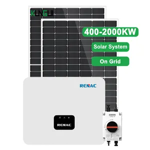 Kit daya pertanian tenaga surya 1000Kw kuat untuk pembangkit energi andal