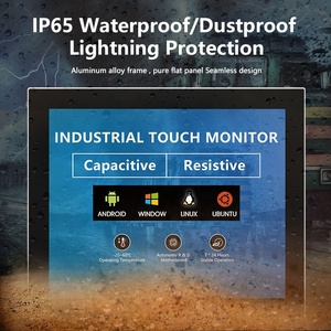 Mở khung IP65 Màn hình công nghiệp nhúng 12/13.3/15/19 inch điện dung công nghiệp <span class=keywords><strong>LCD</strong></span> TFT màn hình cảm ứng màn hình cho kiosk ATM - Product Image 2