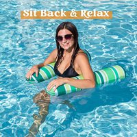 Piscine gonflable, radeau flottant, hamac aquatique, chaise longue multifonctionnelle pour piscine