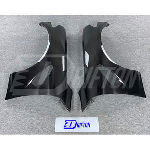 Parachoques delantero y guardabarros de fibra de carbono seca GTAM Perfect Conversion para Alfa Romeo Giulia Widebody Upgrade - Product Image 5