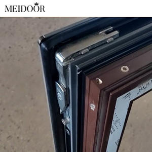 Stile moderno con doppi vetri battenti a battente finestra francese in alluminio residenziale per il modello di apertura orizzontale dell'hotel di casa - Product Image 6