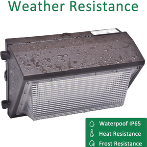 <span class=keywords><strong>Lampe</strong></span> murale LED 120W 5000K avec cellule photoélectrique du crépuscule à l'aube Lampes de sécurité commerciales 600W <span class=keywords><strong>Lampe</strong></span> murale équivalente HPS/HID - Product Image 5