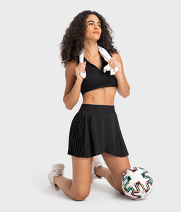 Faldas deportivas de golf de estilo elegante único para mujer, vestido de tenis plisado para mujer, faldas de tenis de secado rápido con bolsillo - Product Image 6