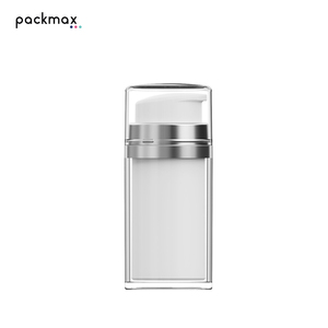 For Acrylic Cylinder Shape Double-Layer Airless <b>Pump</b> <b>Bottle</b> 30/50/100ml Refillable Lotion Cosmetic Container - Product Image 2