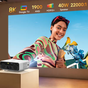 ผู้ผลิตโดยตรง โปรเจคเตอร์อัจฉริยะ Google 1900 ANSI ลูเมนส์ 4K 40W ลำโพงคู่ ระบบเลนส์อัตโนมัติ TOF ผู้นำเข้า ขายส่ง - Product Image 1