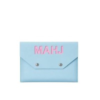 Portefeuille en cuir PU MAHJ, porte-cartes, pochette, étui de protection Mahjong, cadeau, portefeuille femme en cuir PU