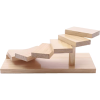Plateau à sushi en bois à 7 niveaux, style japonais, présentoir à sushi créatif en forme d'escalier, supports à sushi en bois