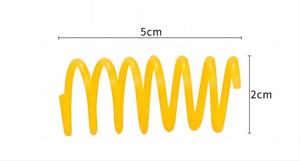 친환경 인터랙티브 플라스틱 애완동물 장난감 스프링 코일 스파이럴 고양이용 활동 촉진 맞춤형 브랜드 모델 PST-4 - Product Image 2