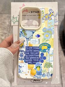 Coque de téléphone portable antichoc en <span class=keywords><strong>cuir</strong></span> texturé, série Fruits Tendance, pour <span class=keywords><strong>iPhone</strong></span> 16 15 17 Air Pro Max - Product Image 3