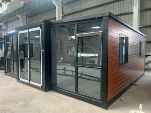 Maison conteneur de luxe à structure en acier de 40 pieds, 3 chambres à coucher 2 salles de bain, <span class=keywords><strong>duplex</strong></span> fabriqué à l'extérieur, plans extensibles à double aile, étanche - Product Image 2