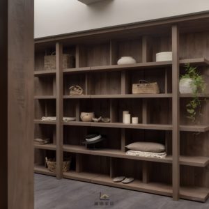 Armoire en bois de hêtre massif de qualité supérieure, style moderne minimaliste, avec portes à fermeture douce - Product Image 1