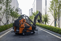 Attache de pelle hydraulique pour mini-chargeuse compacte sur chenilles, équipement de terrassement
