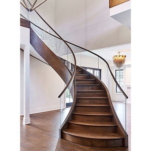 <span class=keywords><strong>Escalier</strong></span> hélicoïdal incurvé TL en acier blanc avec garde-corps en verre, <span class=keywords><strong>escalier</strong></span> moderne de luxe - Product Image 3