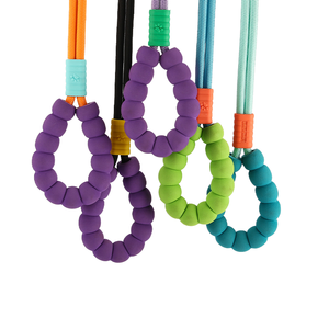 Tali hewan peliharaan berjalan luar ruangan grosir baru dengan gagang busa awan bahan nilon dan dekorasi pita Slung di atas pinggang - Product Image 1