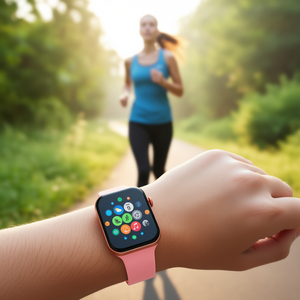 Montre connectée HAYLOU T500 Plus avec écran LCD de 28 mm, podomètre, contrôle par application, appareil portable unisexe - Product Image 2