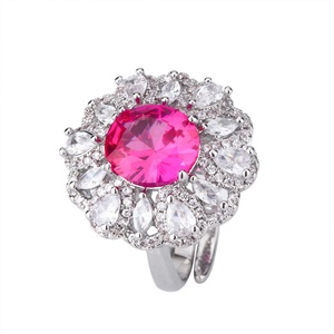 Ensemble de bijoux élégants pour femmes, pendentif clé en cuivre écologique vintage avec zircon rose 9*10mm, plaqué or, spécial mariage - Product Image 2