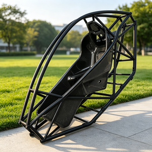 โครงสร้างเครื่องบินไร้คนขับแบบ EVTOL น้ำหนักเบา ทำจากเหล็กกล้ารูปทรงท่อ ป้องกันการกัดกร่อน เคลือบสีดำด้วยผง  พร้อมโครงสร้างเชื่อมแบบกำหนดเอง - Product Image 1