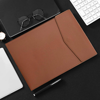 Carpeta de Archivo de Cuero A4 Personalizada, Bolsa de Documentos de Gran Capacidad, Maletín de Moda, Bolsa para Archivos de Datos, Contratos y Facturas, Organizador de Papel de Oficina