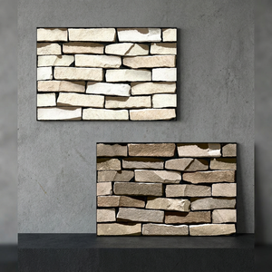 Azulejos de pared con diseño de piedra de roca de 300x450mm más vendidos de Vistaar disponibles en 30x45cm 12x18 para elevación - Product Image 1