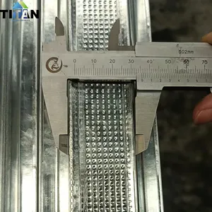 Goujons en acier de l'Australie encadrant des profils de panneau de ciment de fibre de séparation de Furring en métal
